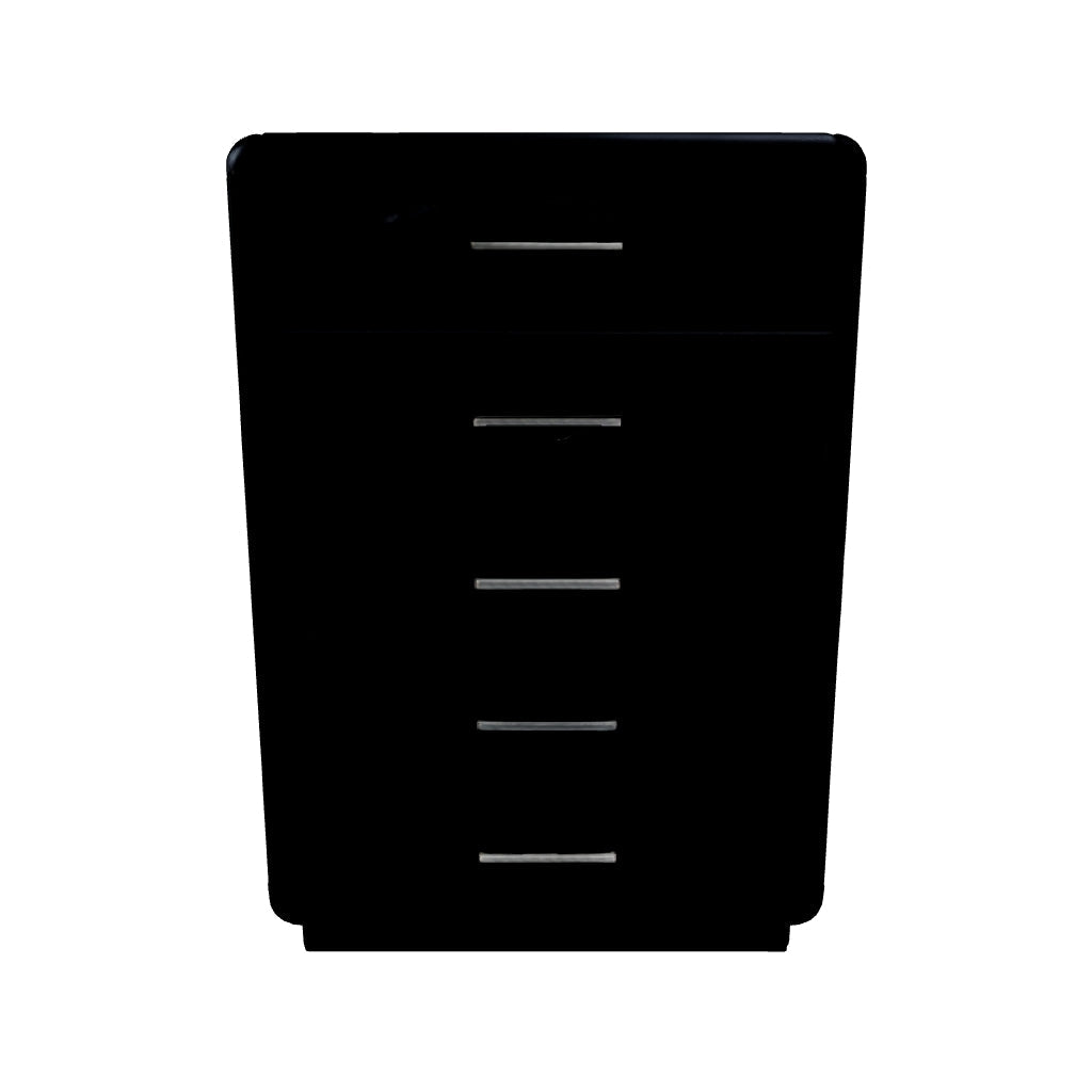 Rowanbeck - Black - Five Drawer Chest