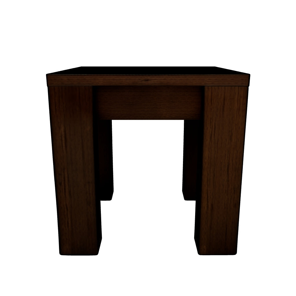 Rosswain - Warm Brown - Square End Table