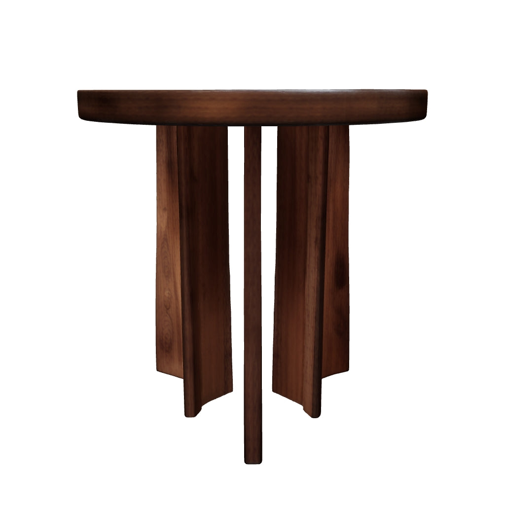 Austanny - Warm Brown - Round End Table