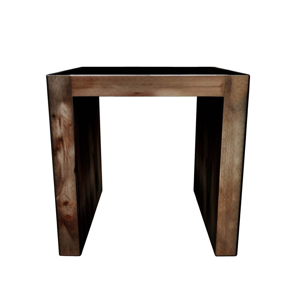 Dreggan - Brown - Square End Table