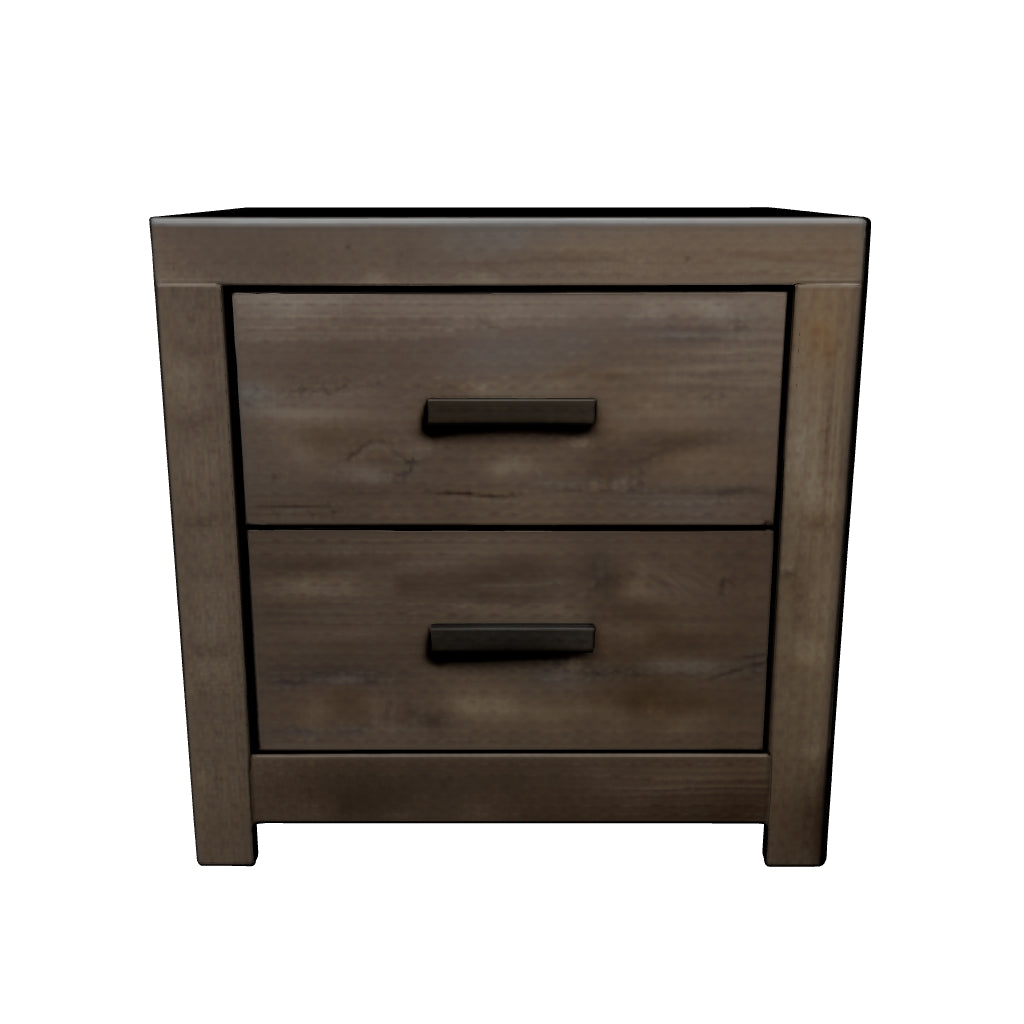 Culverbach - Gray - Two Drawer Night Stand