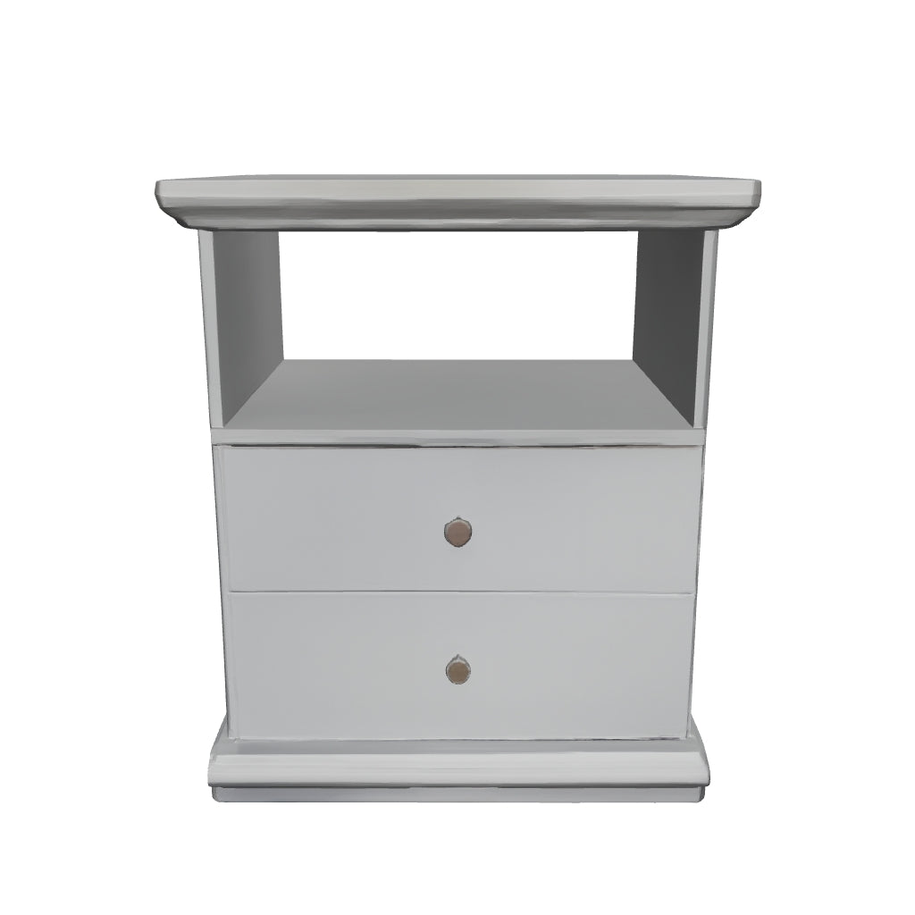 Bostwick - White - One Drawer Night Stand