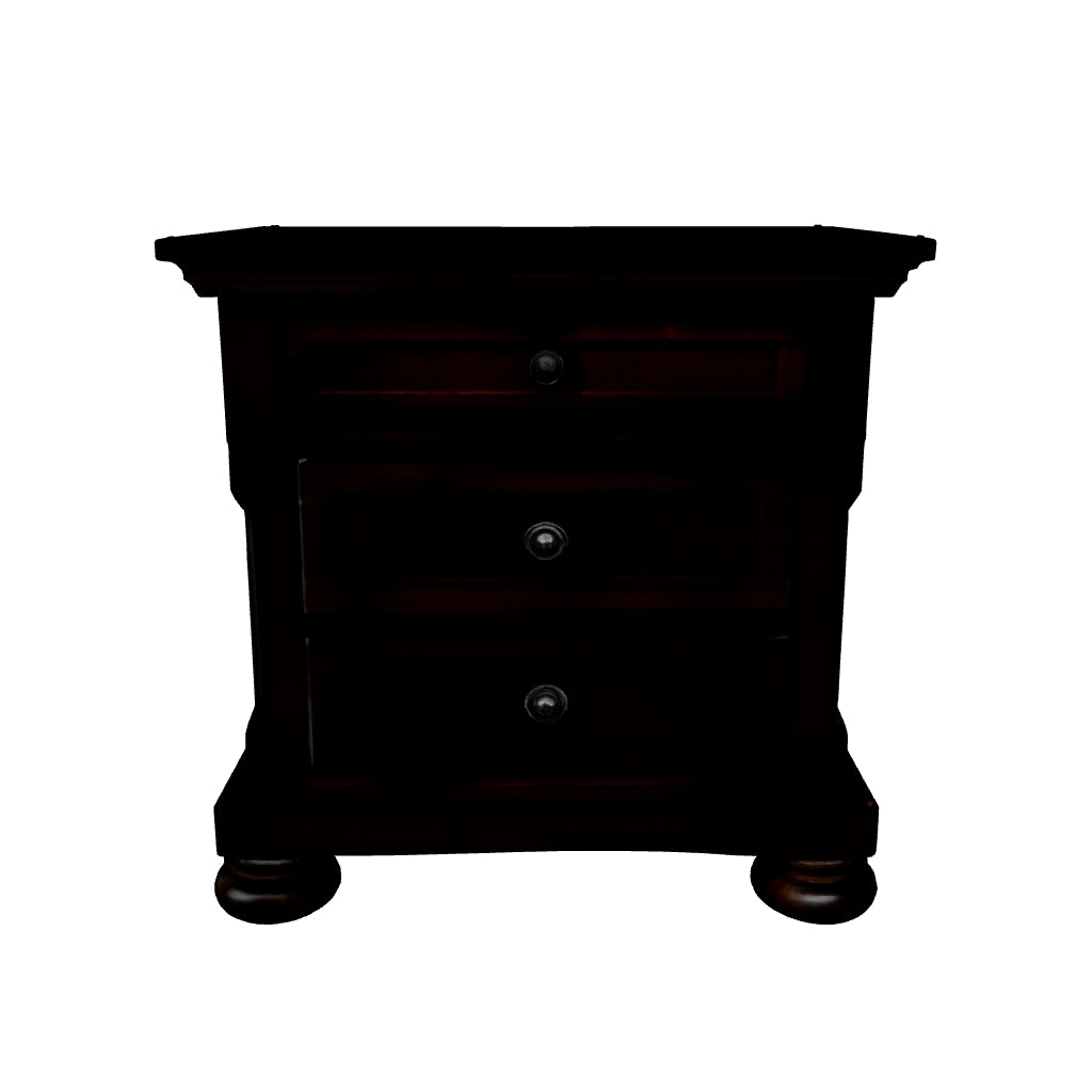 Porter - Dark Brown - Two Drawer Night Stand