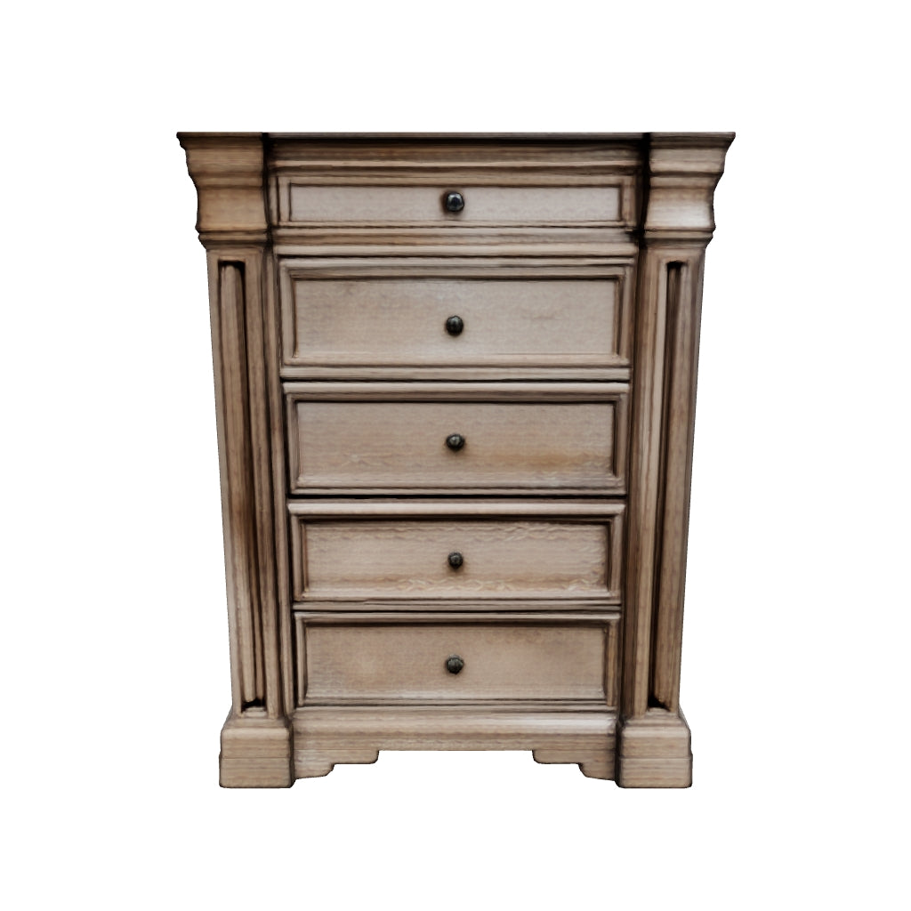 Derekson - Multi Gray - Five Drawer Chest