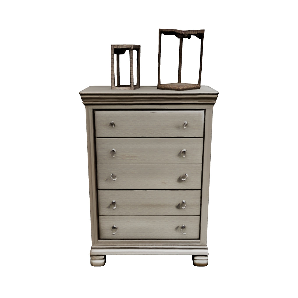 Bellaby - Whitewash - Five Drawer Chest