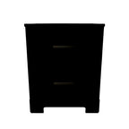 Belachime - Charcoal - Two Drawer Night Stand