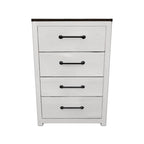 Gerridan - White / Gray - Four Drawer Chest
