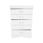 Anarasia - White - Five Drawer Chest
