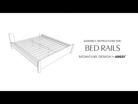 Derekson - Queen/King Platform Rails - Multi Gray