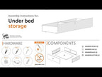 Onita - Twin/Full Double Drawer Storage - White