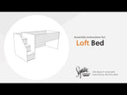 Frandern - Twin Loft Bed - Gray