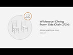 Wildenauer Brown & Black Dining Side Chair (Set of 2)