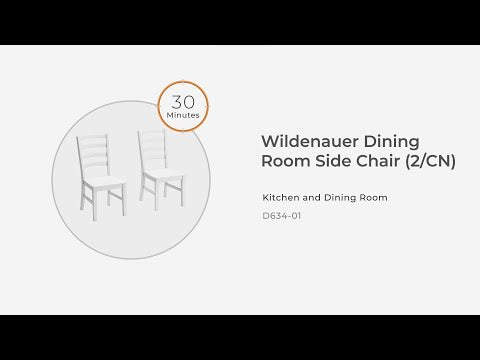 Wildenauer Brown & Black Dining Side Chair (Set of 2)