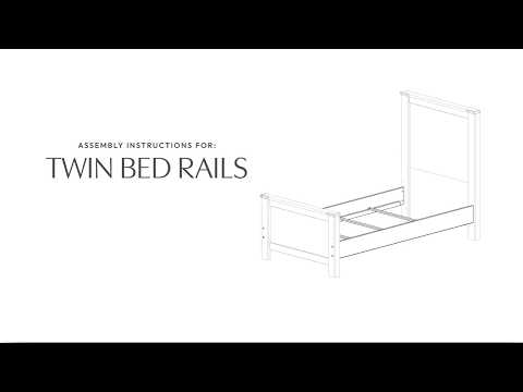 Willowton - Twin Panel Rails - Whitewash
