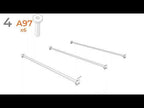 Belachime - Twin Panel Rails - Black