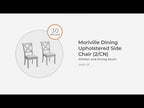 Moriville Beige Upholstered Dining Side Chair (Set of 2) - Padded