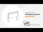 Flannia - Full Panel Headboard - Gray