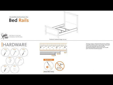 Frandern - Full Panel Rails - Gray