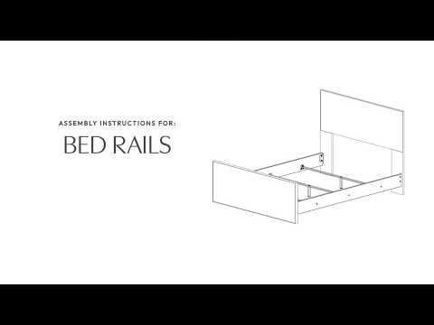 Willowton - King Panel Rails - Whitewash