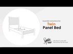 Pamytta - Twin Panel Footboard With Rails - Brown
