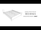 Lodanna - Queen/King Platform Rails - Gray