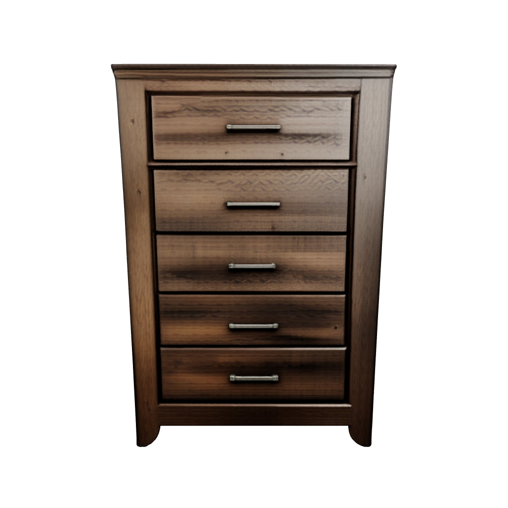 Juararo - Dark Brown - Five Drawer Chest