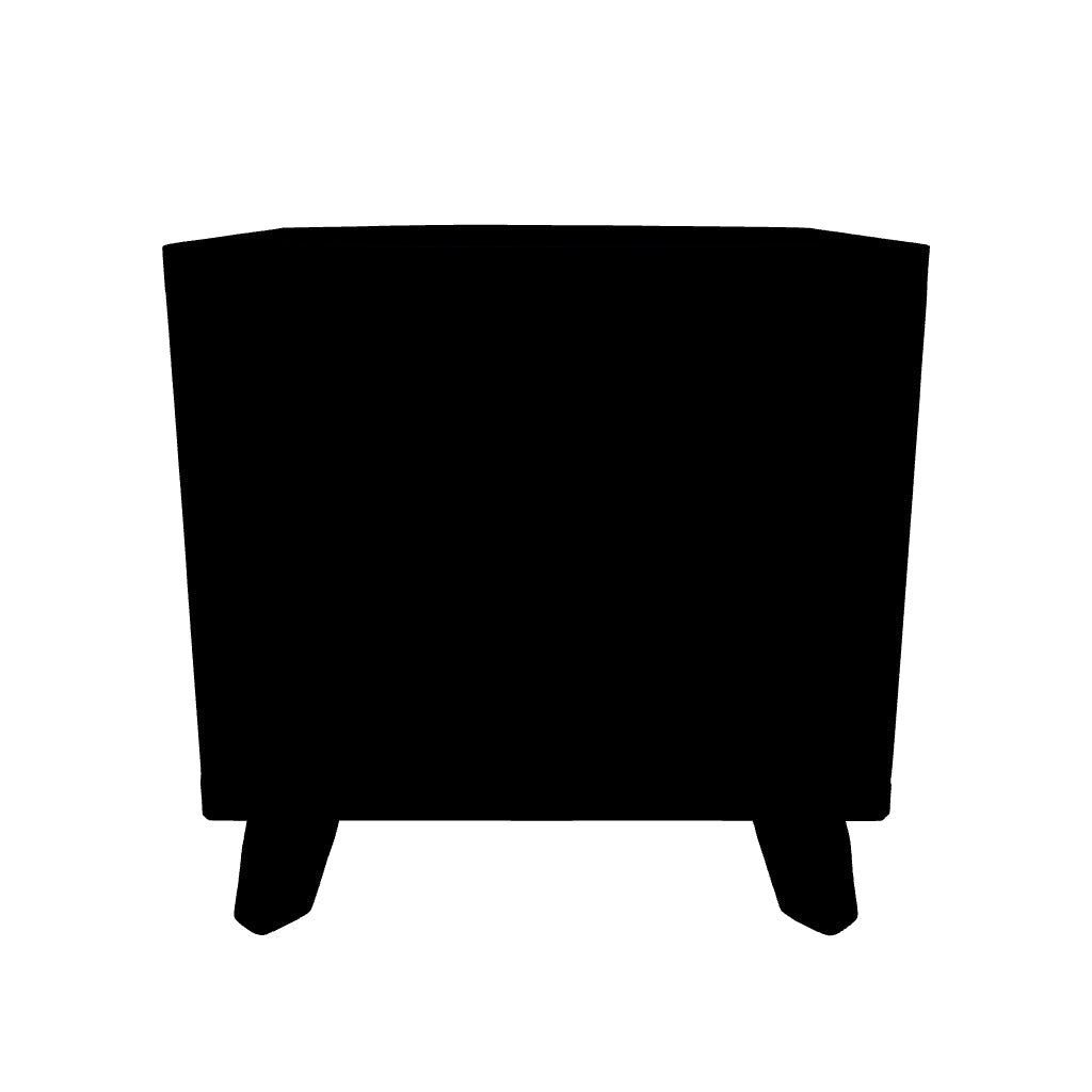 Danziar - Black - Two Drawer Night Stand