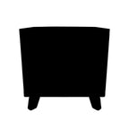 Danziar - Black - Two Drawer Night Stand