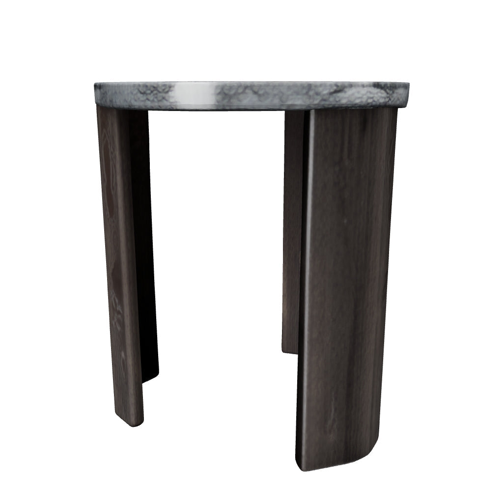 Surmour - Gray / Brown - Triangle End Table