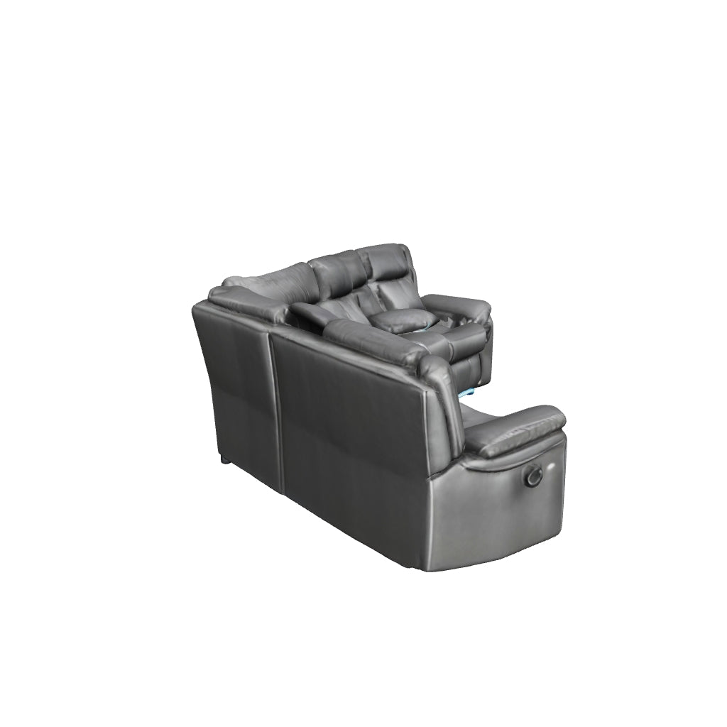 Perarrygin - Carbon - 2-Piece Reclining Sectional