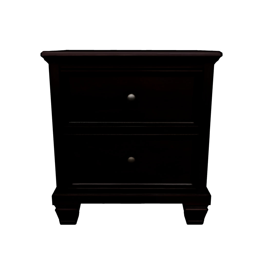 Danabrin - Brown - Two Drawer Nightstand