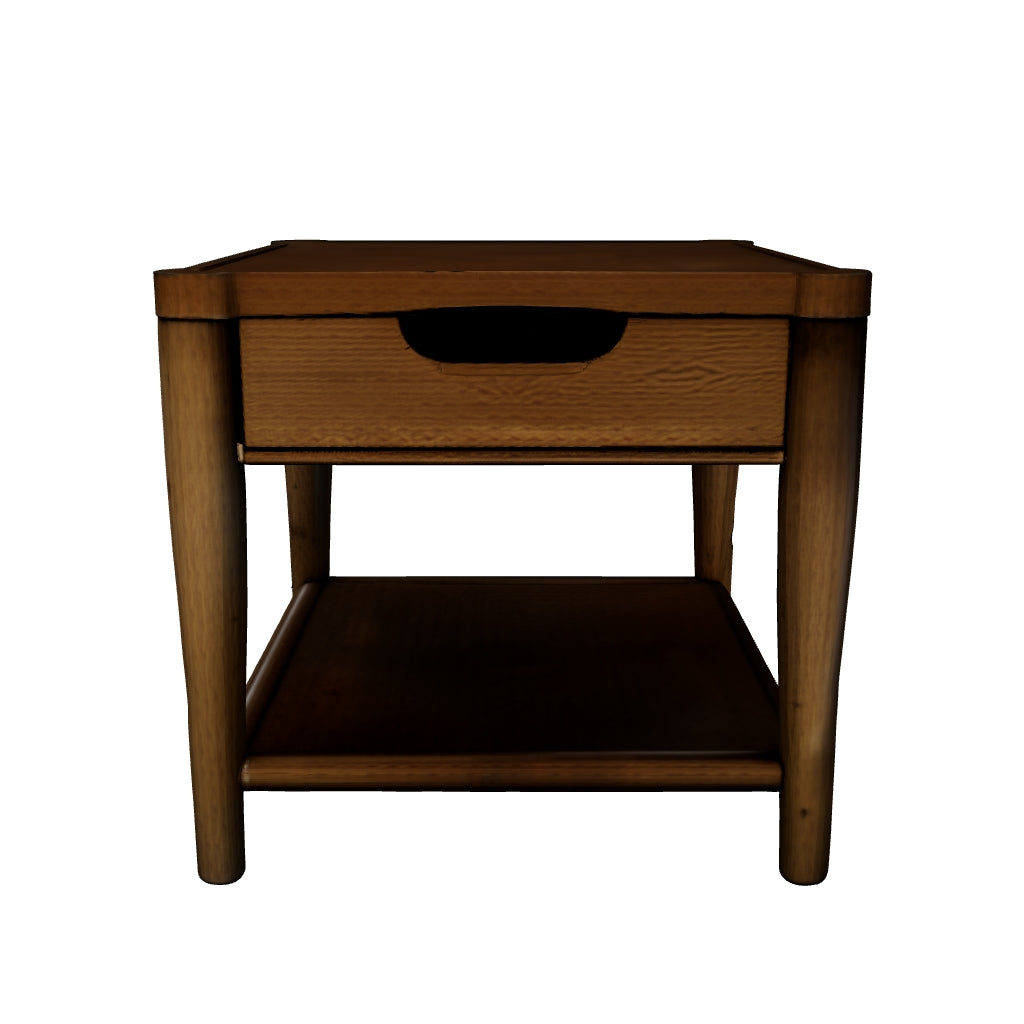 Roanhowe - Brown - Rectangular End Table