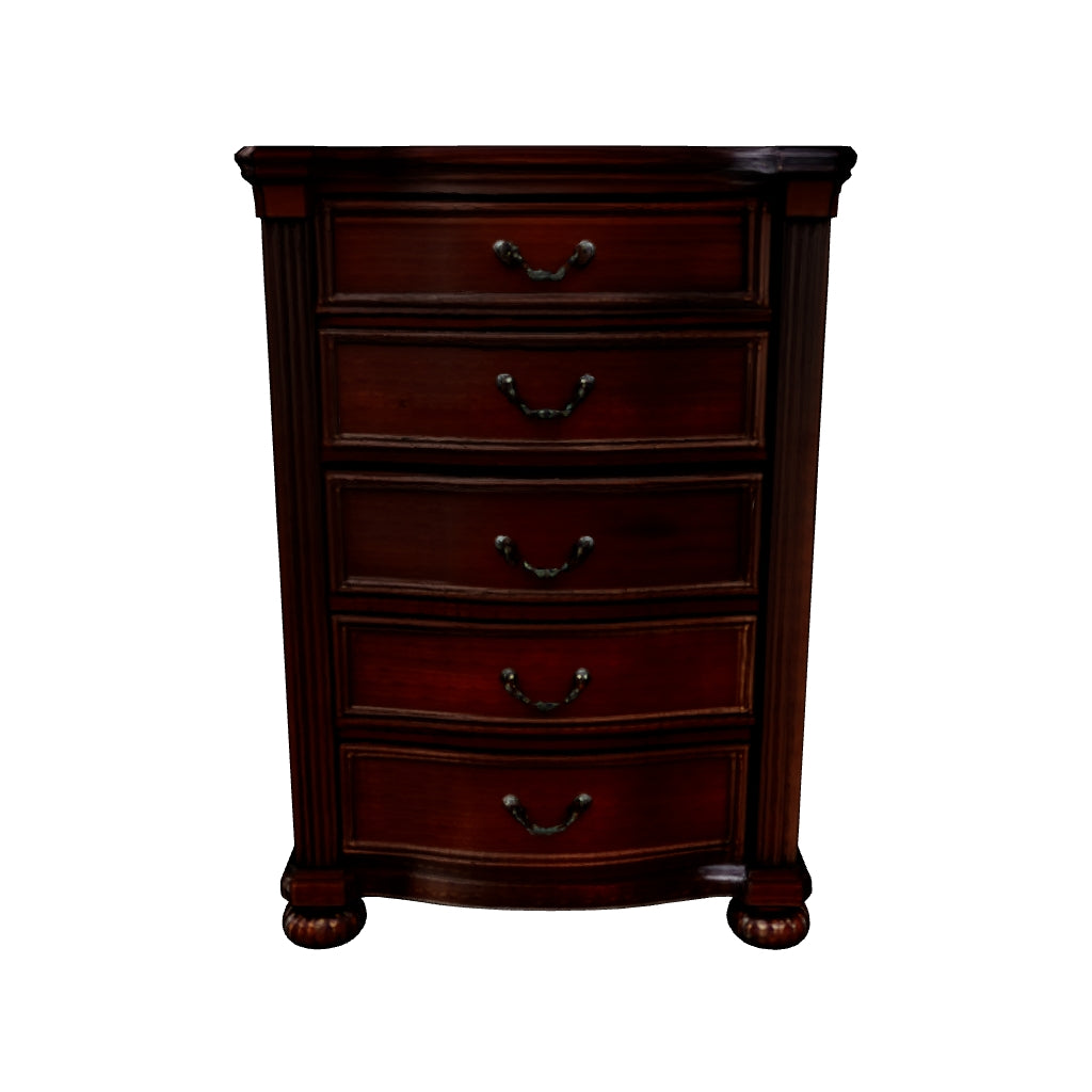 Bostwick - White - Five Drawer Chest