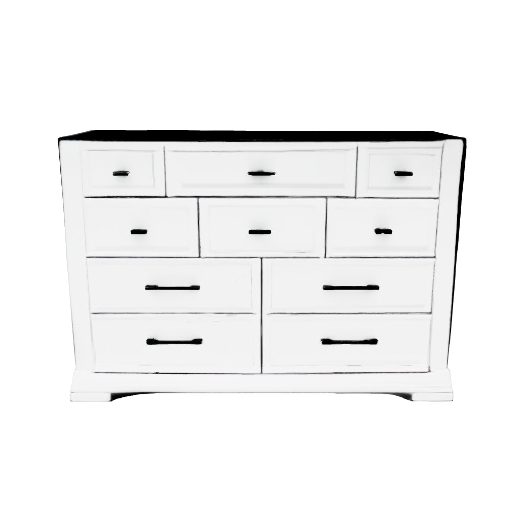 Ashbryn - White / Natural - Dresser