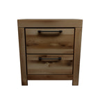 Hyanna - Tan Brown - Two Drawer Night Stand