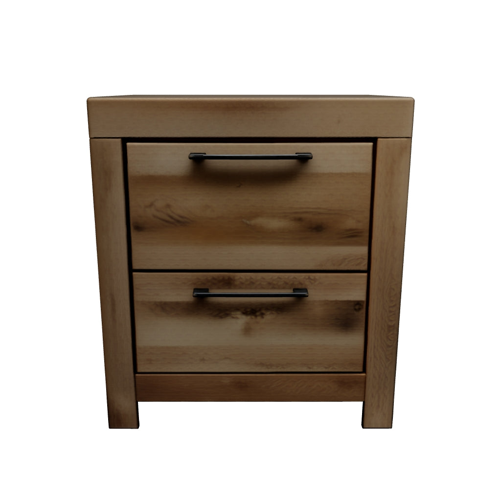 Hyanna - Tan Brown - Two Drawer Night Stand