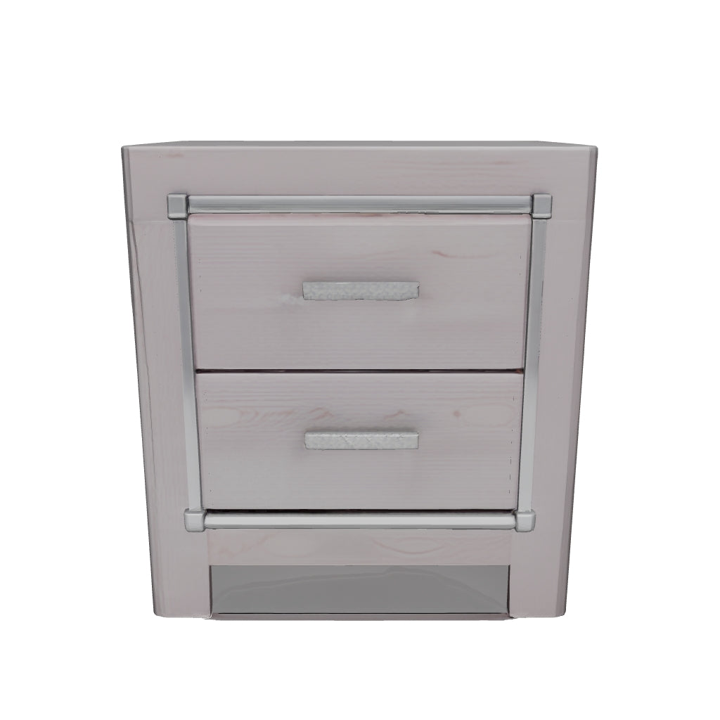 Altyra - White - Two Drawer Night Stand