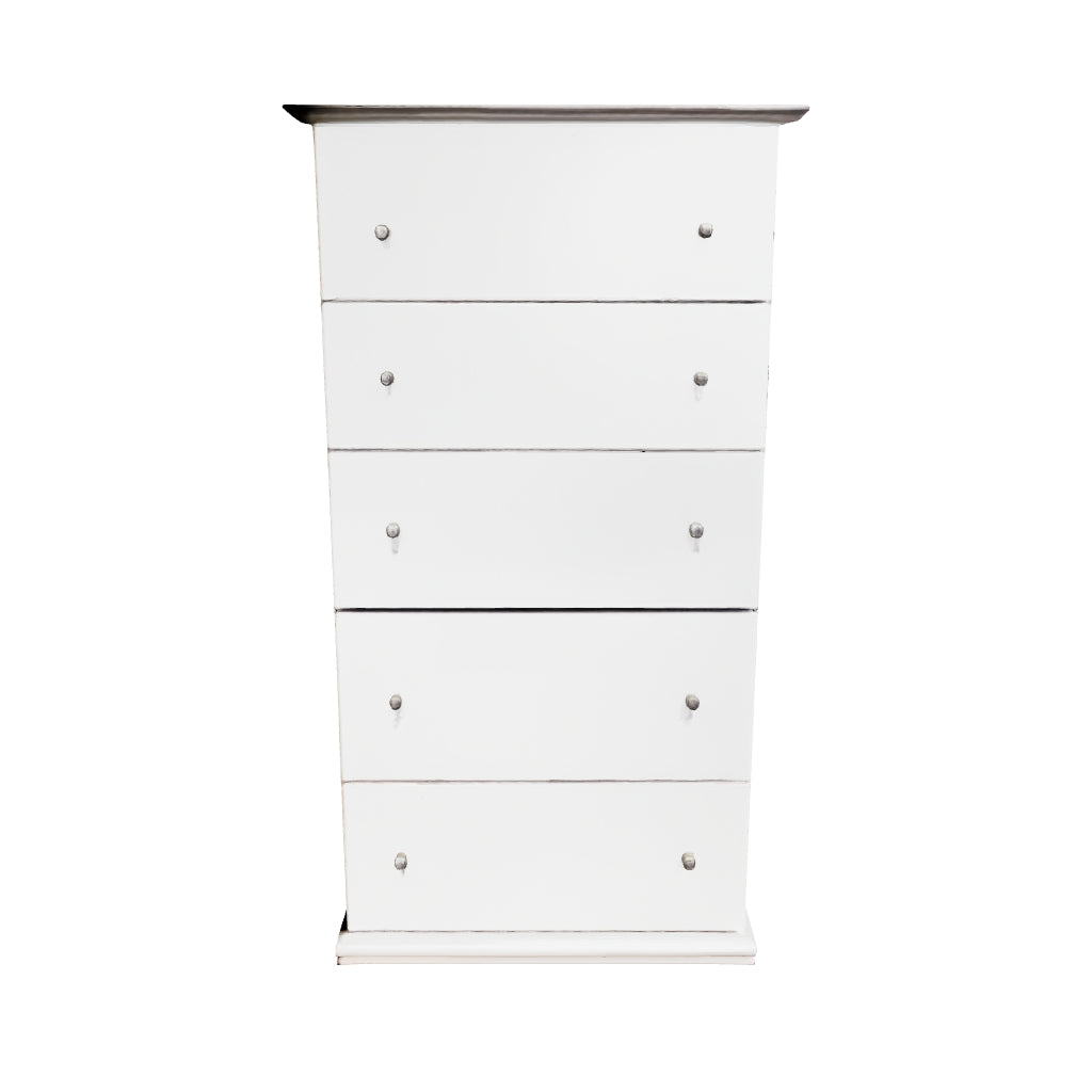 Bostwick - White - Five Drawer Chest