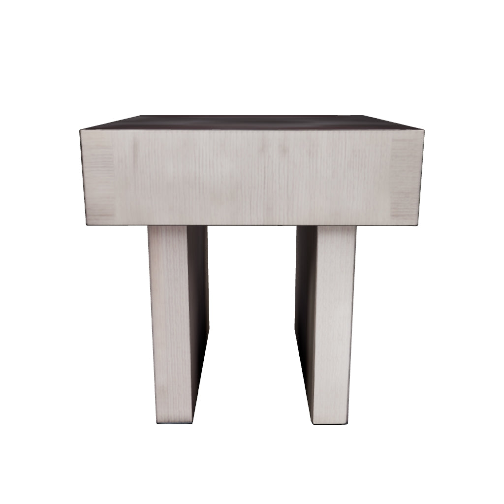 Jorlaina - Light Grayish Brown - Square End Table