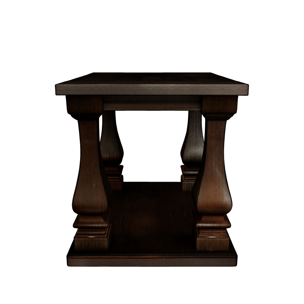 Johnelle - Gray - Rectangular End Table