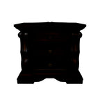 Maylee - Dark Brown - Three Drawer Night Stand
