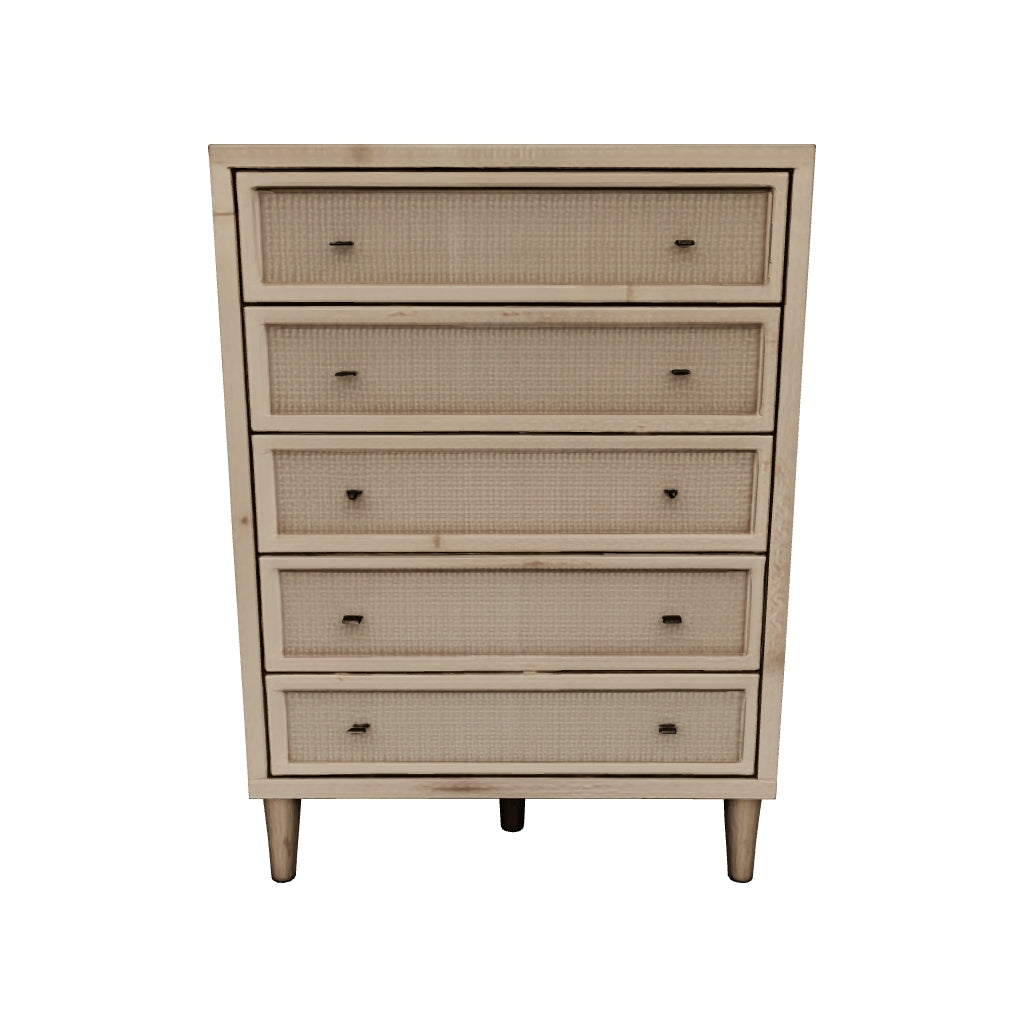 Cielden - Two-Tone - Five Drawer Wide Chest