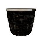 Kimora - Beige / Dark Brown - Square End Table