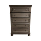 Lettner - Light Gray - Five Drawer Chest - 2-handles