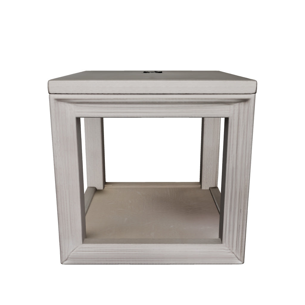 Marxhart - Bisque - Square End Table