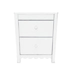 Hallityn - White - Two Drawer Night Stand