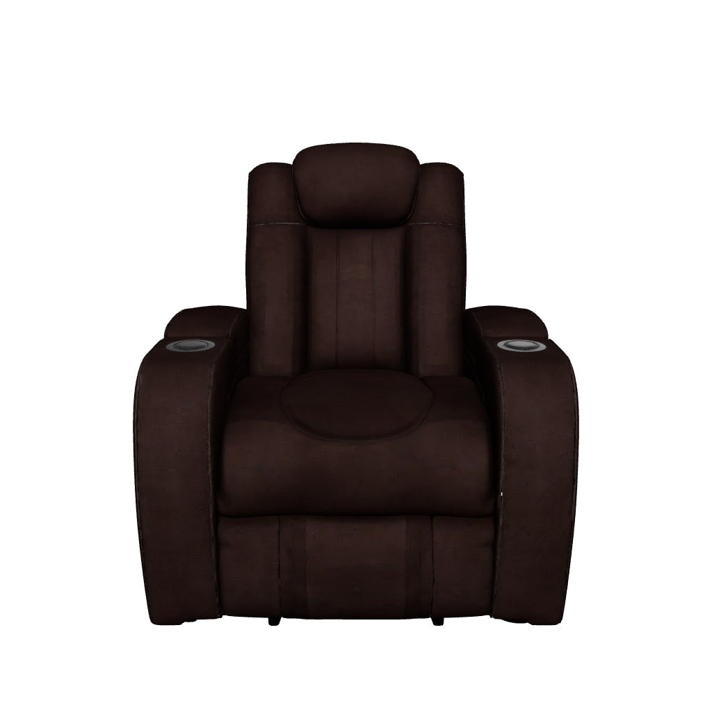 Wolfridge - Brindle - Power Recliner/Adj Headrest