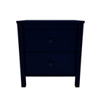 Simmenfort - Navy Blue - Two Drawer Night Stand