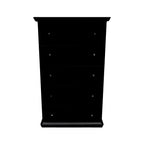 Maribel - Black - Five Drawer Chest