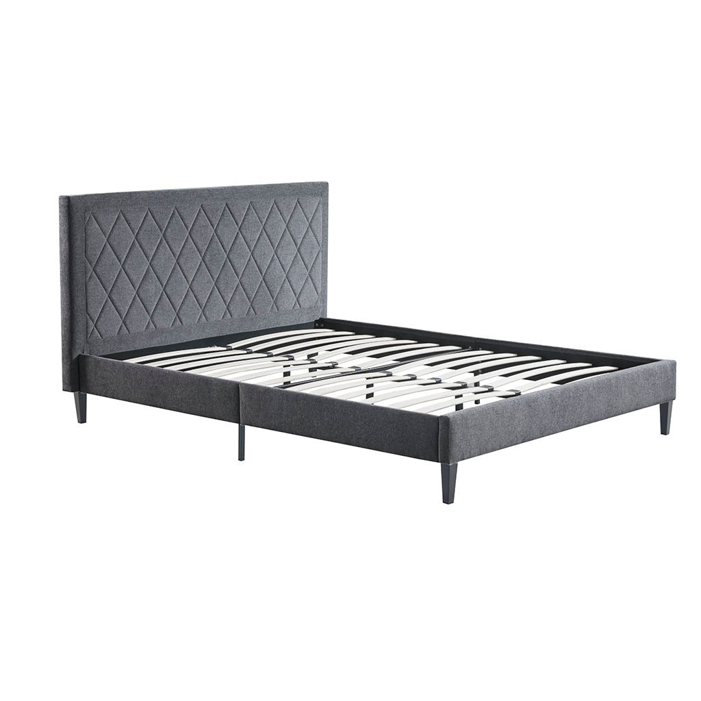 Rowen Queen Quilted Upholstered Platform Bed Frame